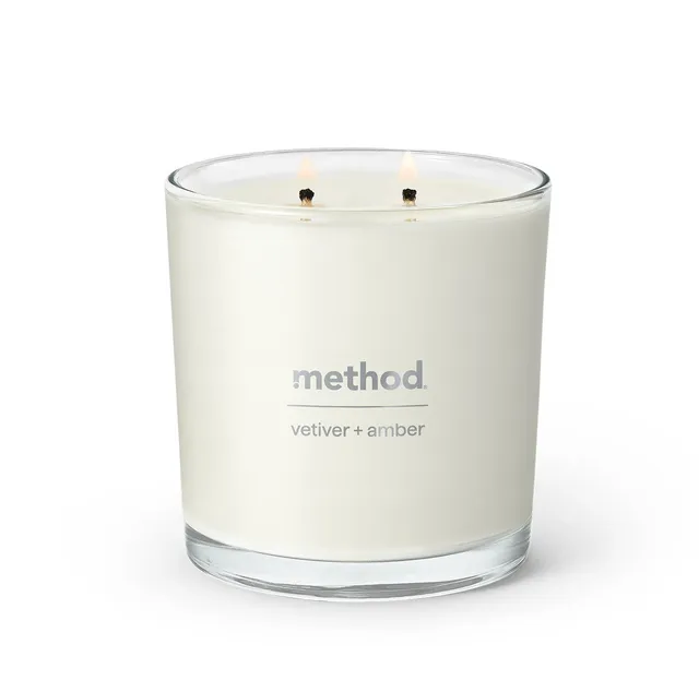 method-premium-soy-candle-vetiver-amber-14-oz image 1