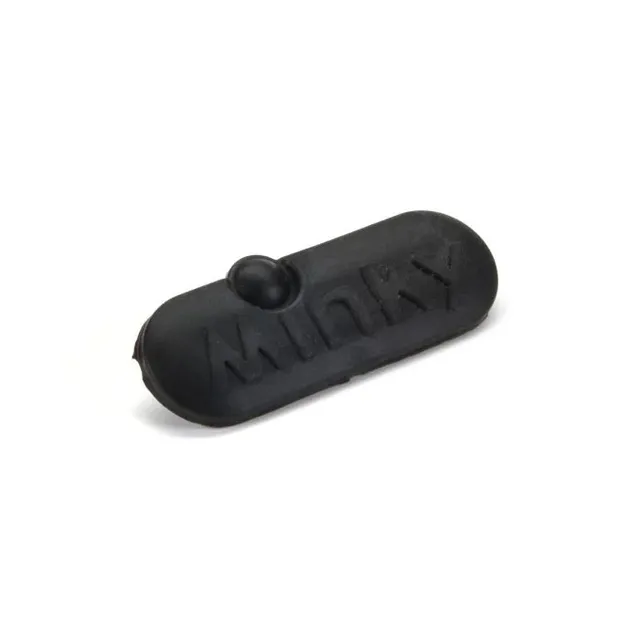 minky-plain-black-logo-ironing-board-grommet-replacement-part image 1
