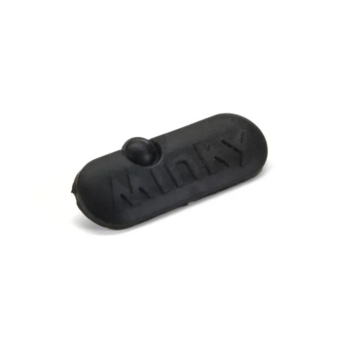 minky-plain-black-logo-ironing-board-grommet-replacement-part image 1