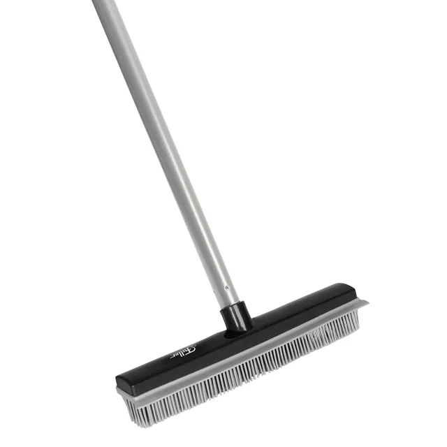 fuller-brush-rubber-broom-with-808-telescopic-handle-for-pet-hair-lint-and-spill image 1