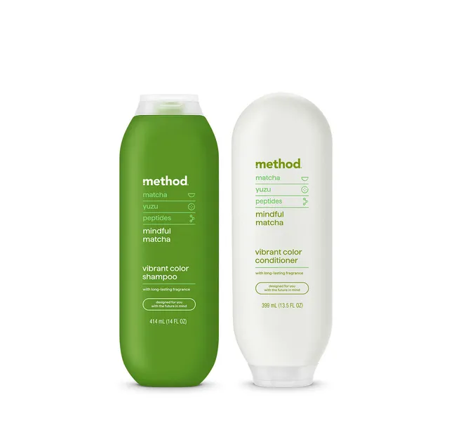 method-vibrant-color-shampoo-conditioner-bundle-mindful-matcha-27-5-oz image 1
