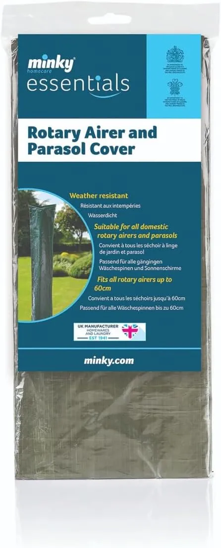 minky-rotary-airer-and-parasol-cover-weather-resistant image 1