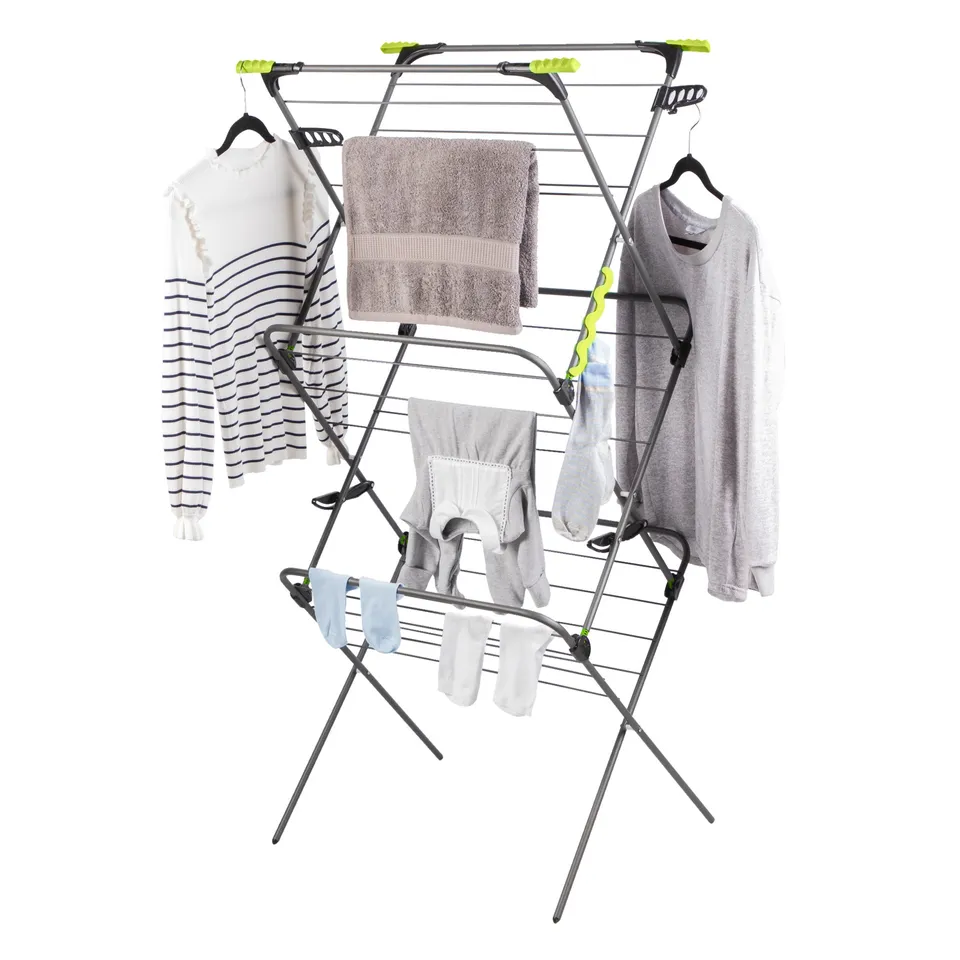 minky-ergo-supreme-3-tier-airer-27m-drying-space-with-suregrip-non-slip-rungs image 1