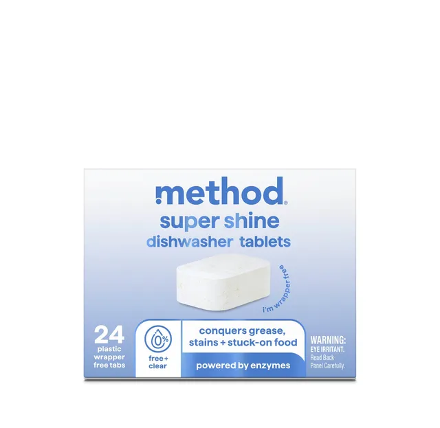 method-super-shine-dishwasher-tablets-free-clear-24-ct image 1