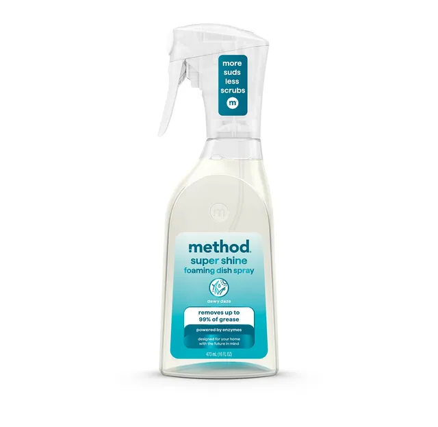 method-super-shine-foaming-dish-spray-dewy-daze-16-fl-oz image 1