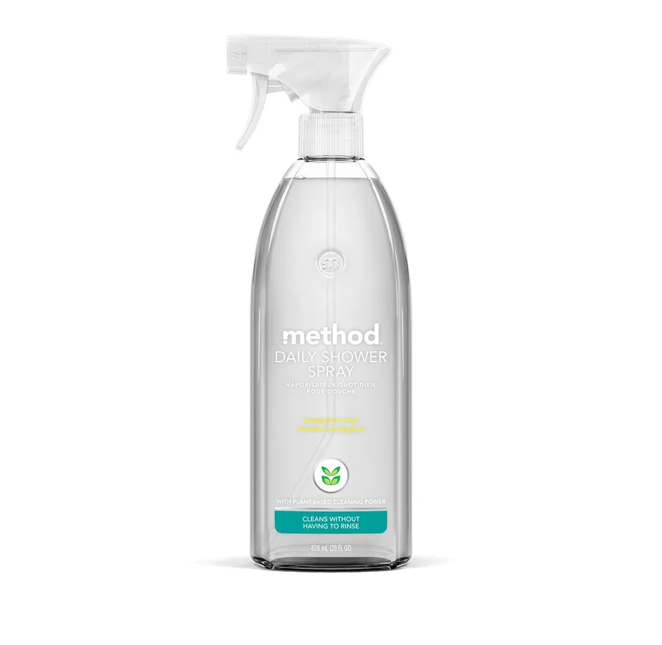 method-daily-shower-spray-eucalyptus-mint-28-fl-oz-no-rinse-cleaner image 1