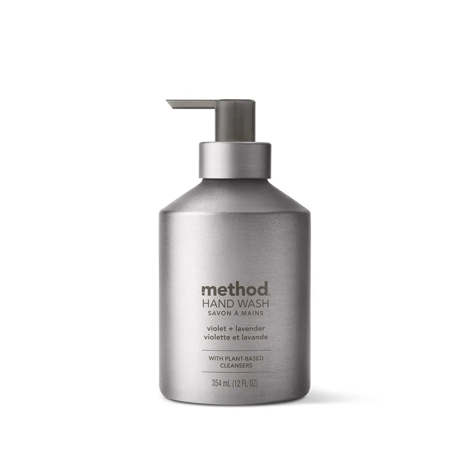 method-gel-hand-wash-violet-lavender-12-fl-oz-recyclable-aluminum-bottle image 1