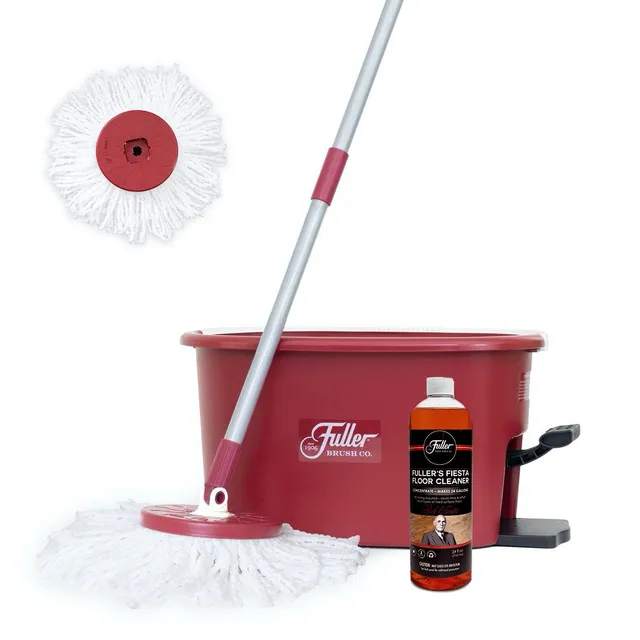 fuller-brush-spin-mop-fiesta-floor-cleaner-extra-mop-head-complete-cleaning-bund image 1