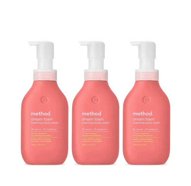 method-dream-foam-foaming-body-wash-bundle-3-x-13-5-oz-bottles image 1