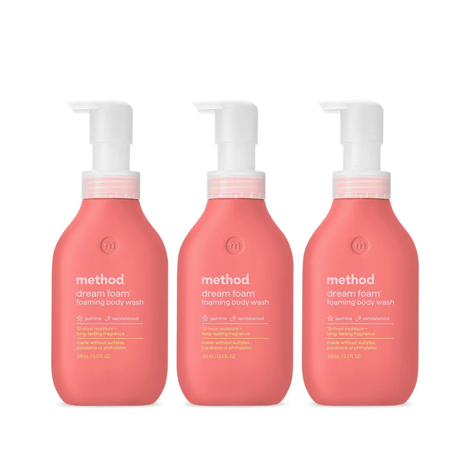 method-dream-foam-foaming-body-wash-bundle-3-x-13-5-oz-bottles image 1