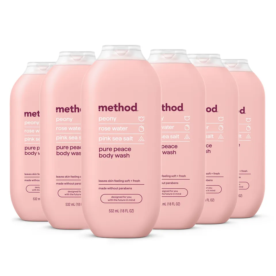 method-pure-peace-body-wash-6-count-bundle-108-fl-oz image 1