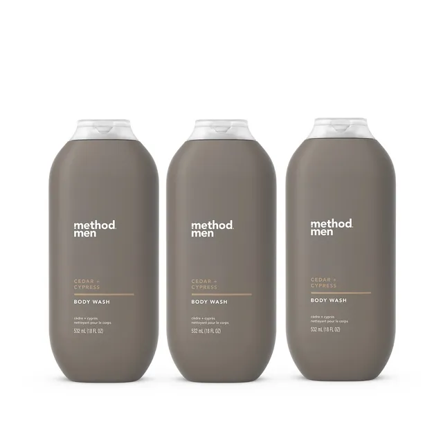 method-men-body-wash-3-count-bundle-cedar-cypress-18-oz-each image 1