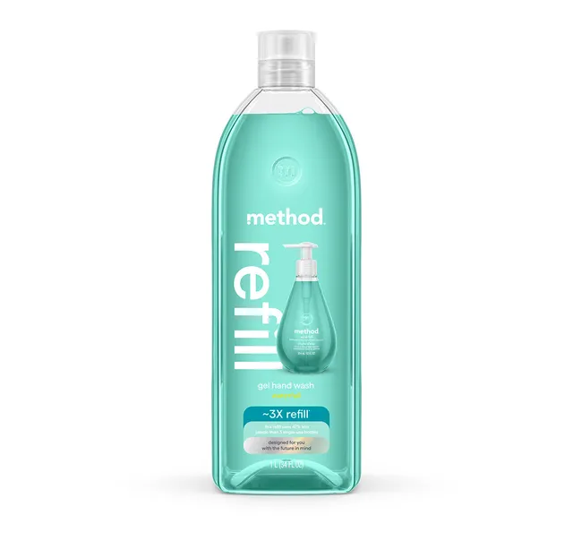 method-gel-hand-wash-refill-waterfall-34-fl-oz-2-8x-refill image 1