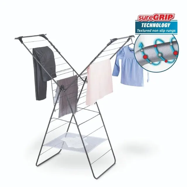 minky-premium-suregrip-x-tra-wing-airer-24m-drying-capacity-non-slip-rungs image 1
