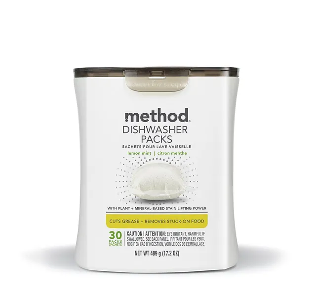 method-dishwasher-packs-lemon-mint-30-ct image 1