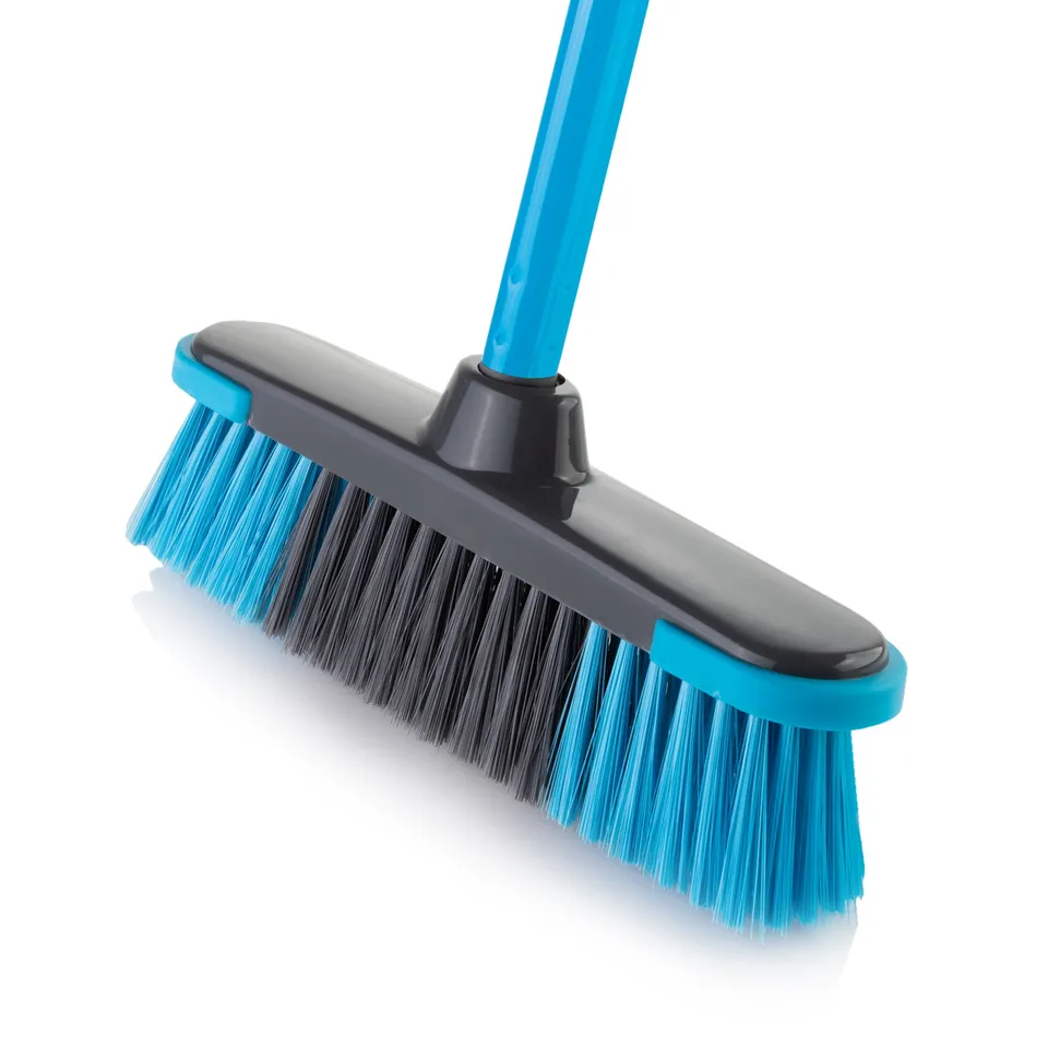 minky-3-piece-pole-broom-with-durable-bristles-and-rubberized-corners image 1