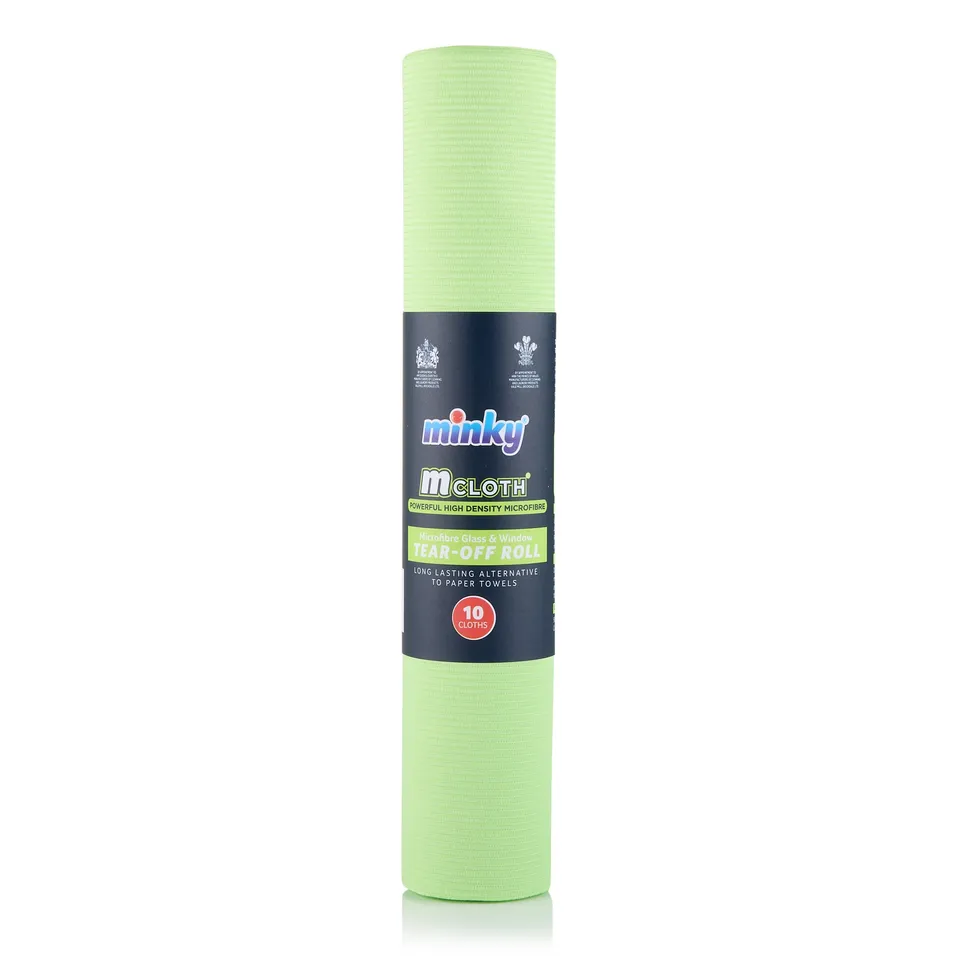 minky-mcloth-microfibre-glass-window-tear-off-roll-10-sheets-streak-free-shine image 1