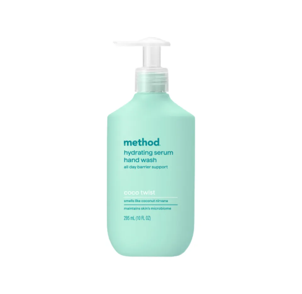 method-hydrating-hand-serum-hand-wash-coco-twist-10-oz-with-skincare-ingredients image 1
