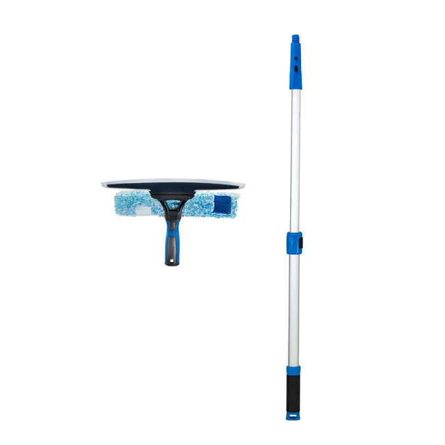 unger-10-inch-curved-silicone-auto-squeegee-with-3-telescopic-pole-for-cars image 1