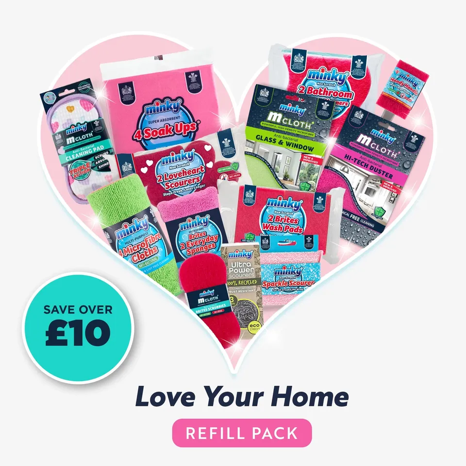 minky-love-your-home-cleaning-essentials-refill-bundle-13-pieces image 1