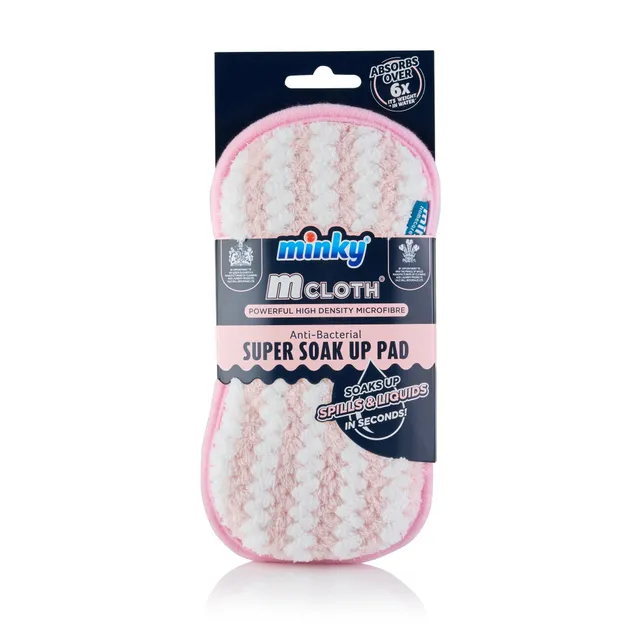 minky-mcloth-super-soak-up-pad-anti-bacterial-microfibre-pad-1-pack image 1