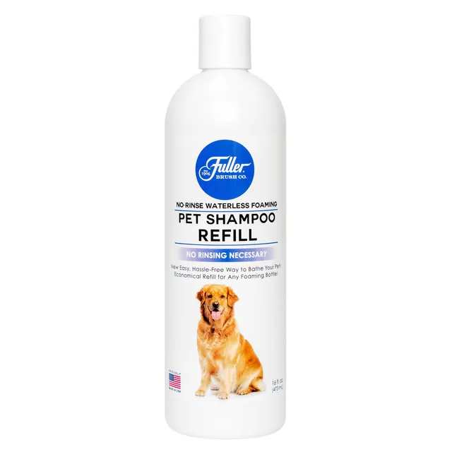 fuller-brush-waterless-no-rinse-foaming-pet-shampoo-for-dogs-refill-bottle-16-fl image 1