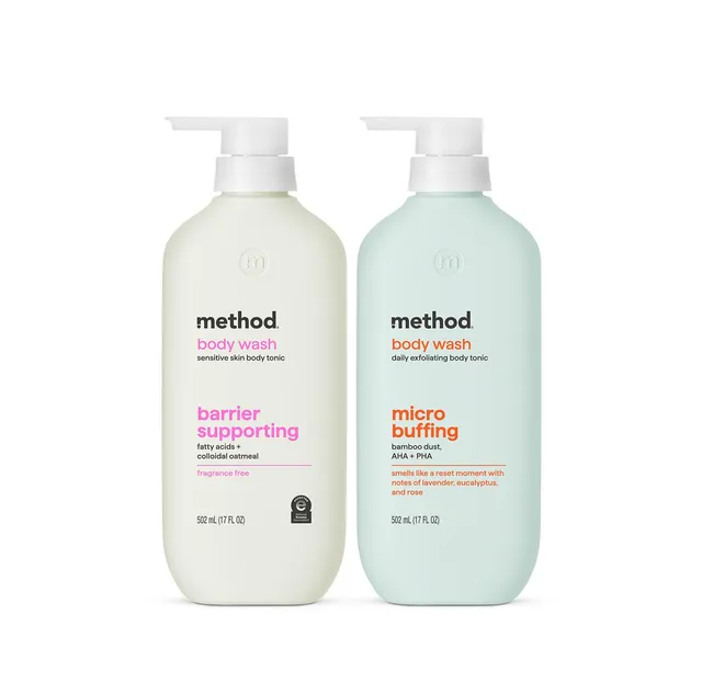 method-soft-radiance-barrier-supporting-micro-buffing-body-wash-tonic-bundle-2-x image 1