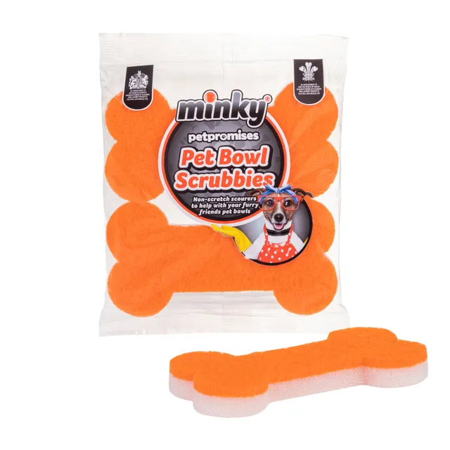 minky-pet-bowl-scrubbies-2-pack-non-scratch-scourers-for-stainless-steel-ceramic image 1