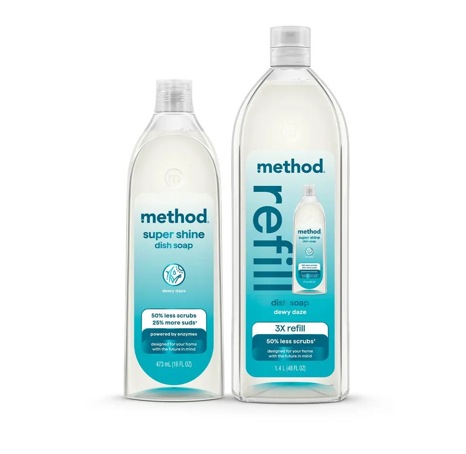 method-super-shine-liquid-dish-soap-starter-set-dewy-daze-64-fl-oz image 1