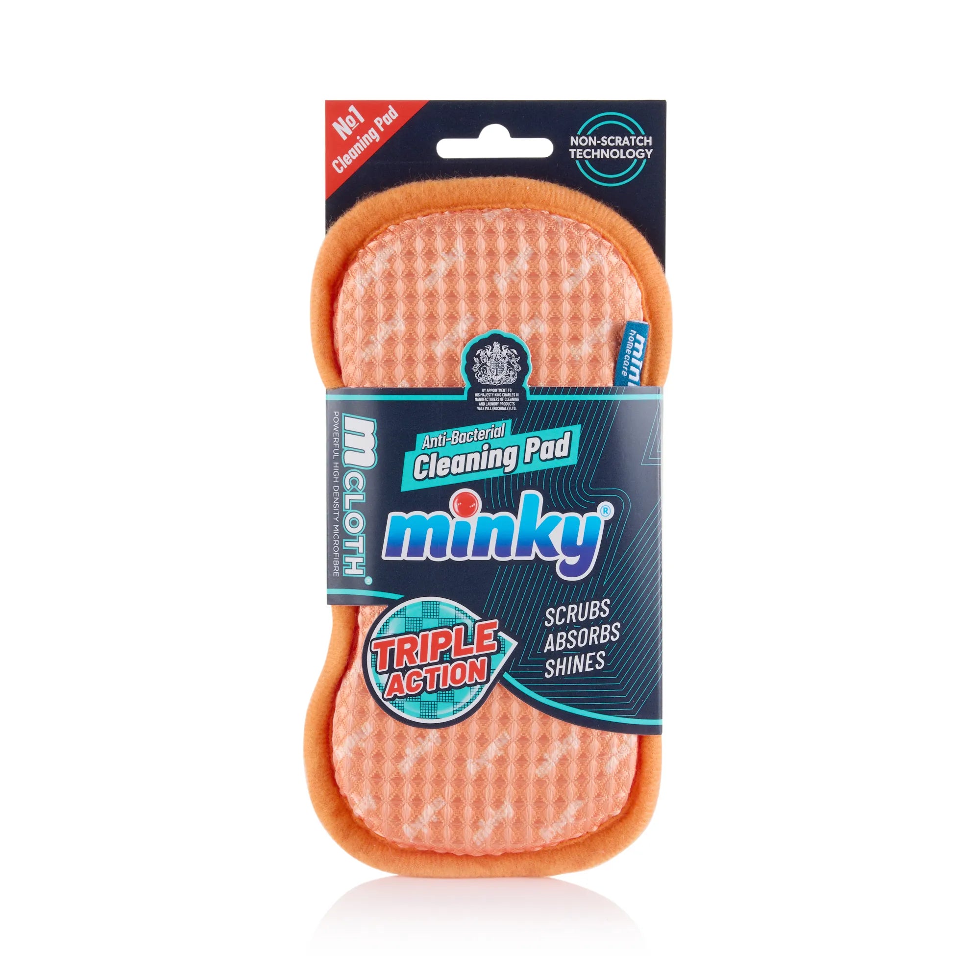 minky-brites-anti-bacterial-cleaning-pad-triple-action-non-scratch image 2