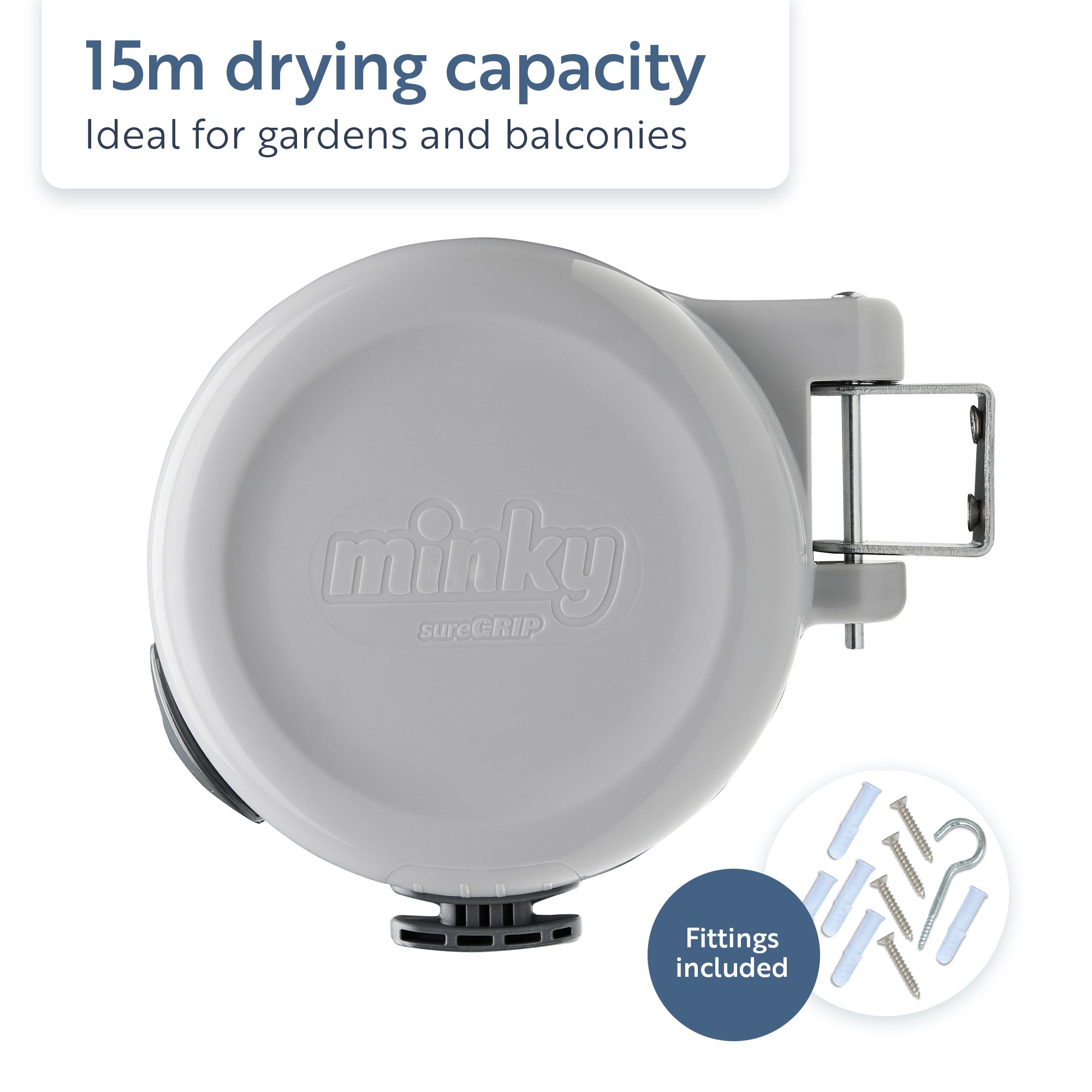 minky-suregrip-15m-retractable-clothes-washing-line image 2