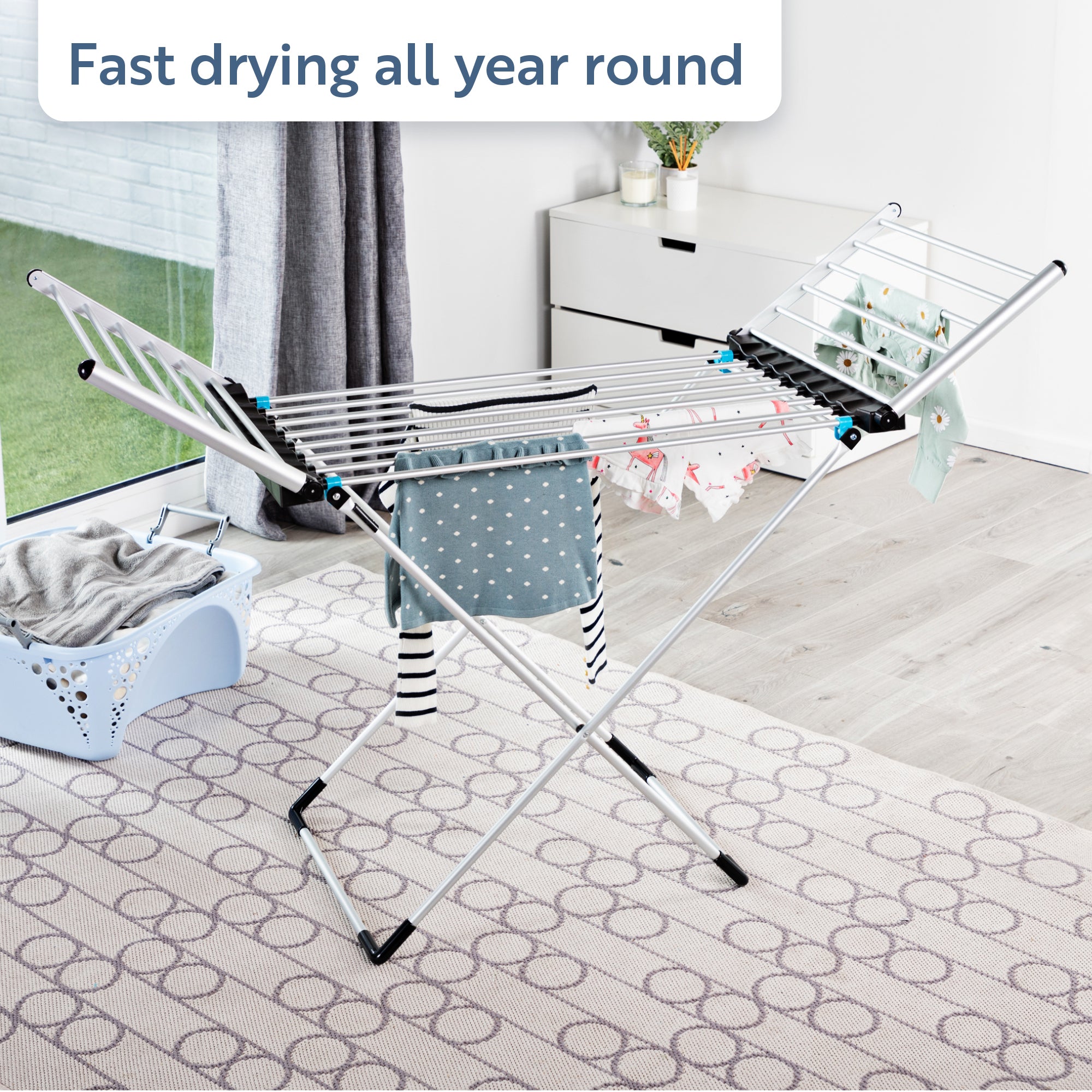 minky-heated-clothes-airer-12m-drying-space-230w-electric-dryer-with-winged-desi image 4