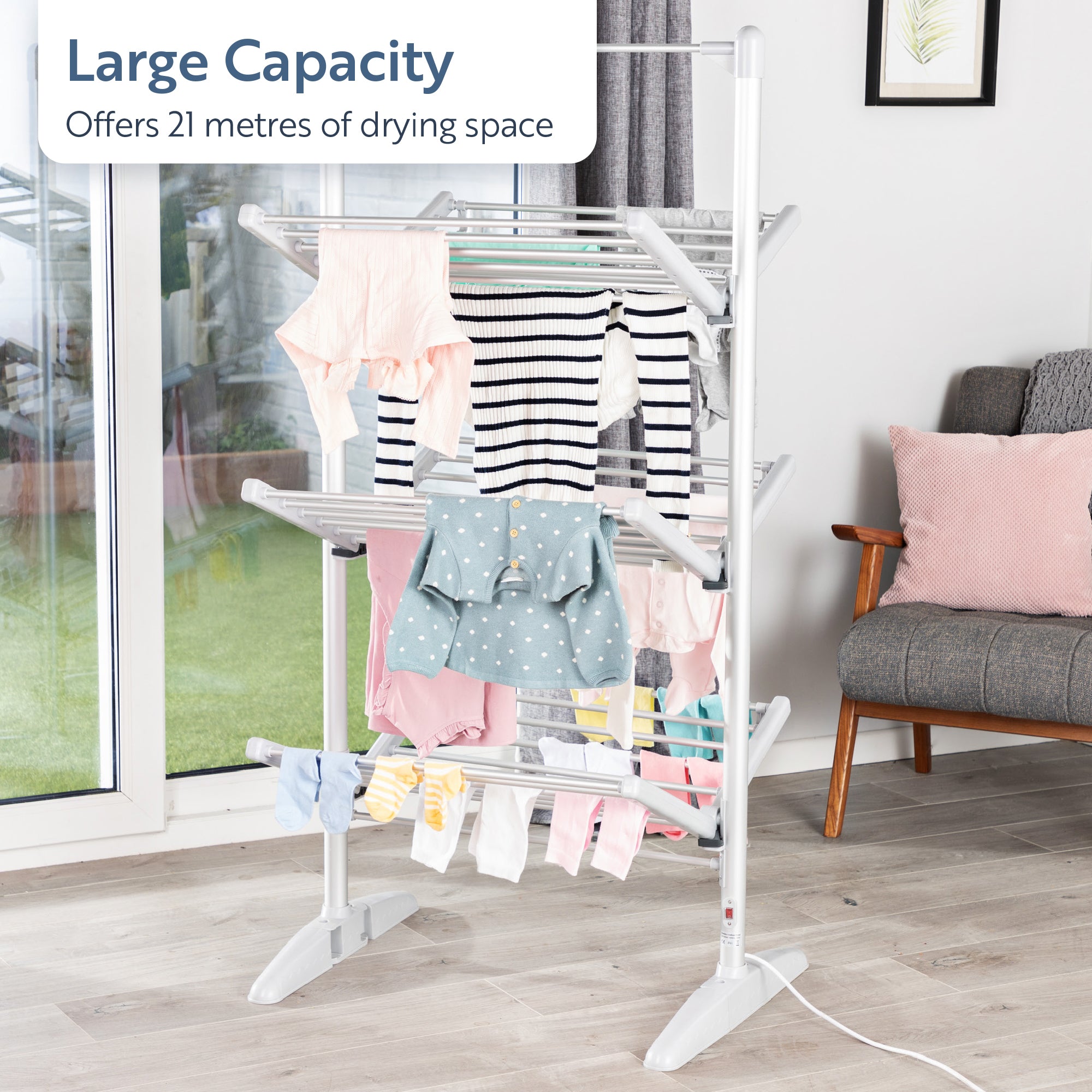 minky-suredri-3-tier-heated-clothes-airer image 4
