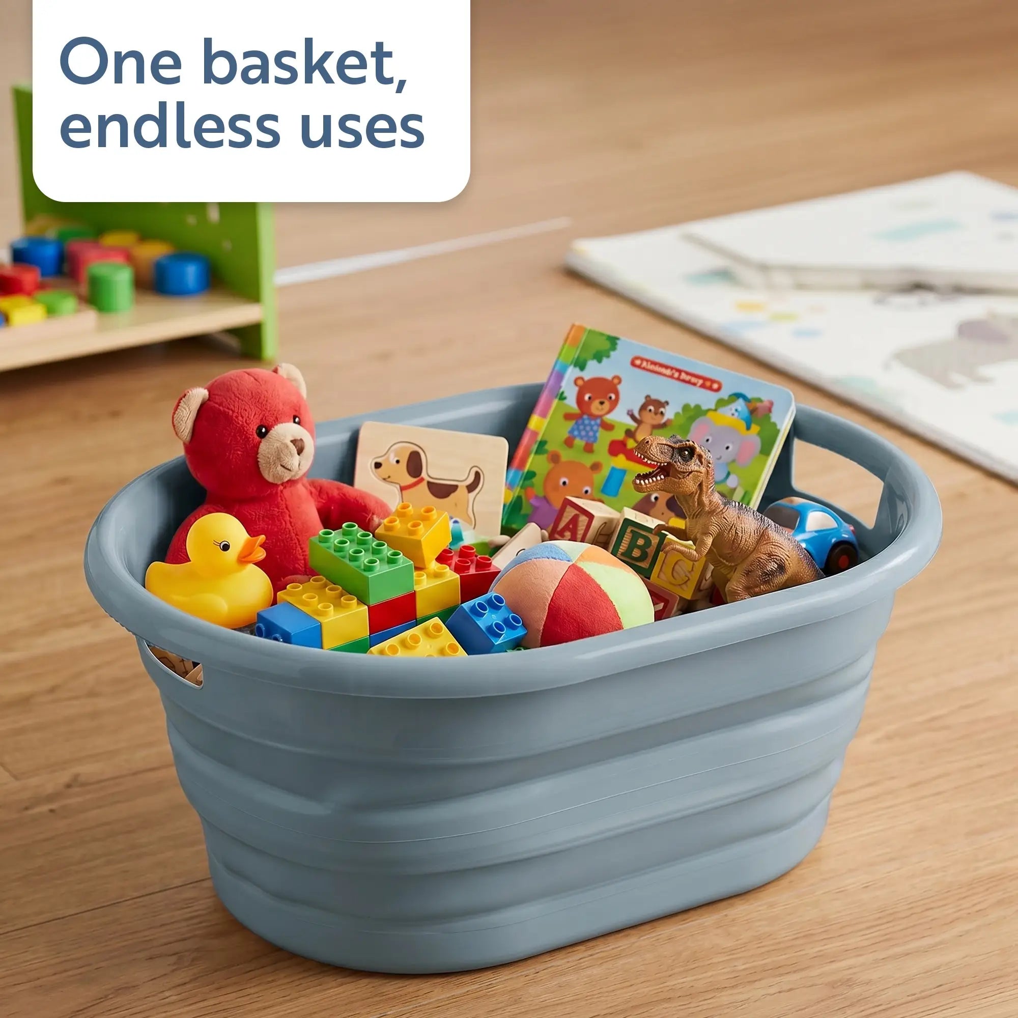 minky-collapsible-washing-basket-24l-space-saving-laundry-basket image 7