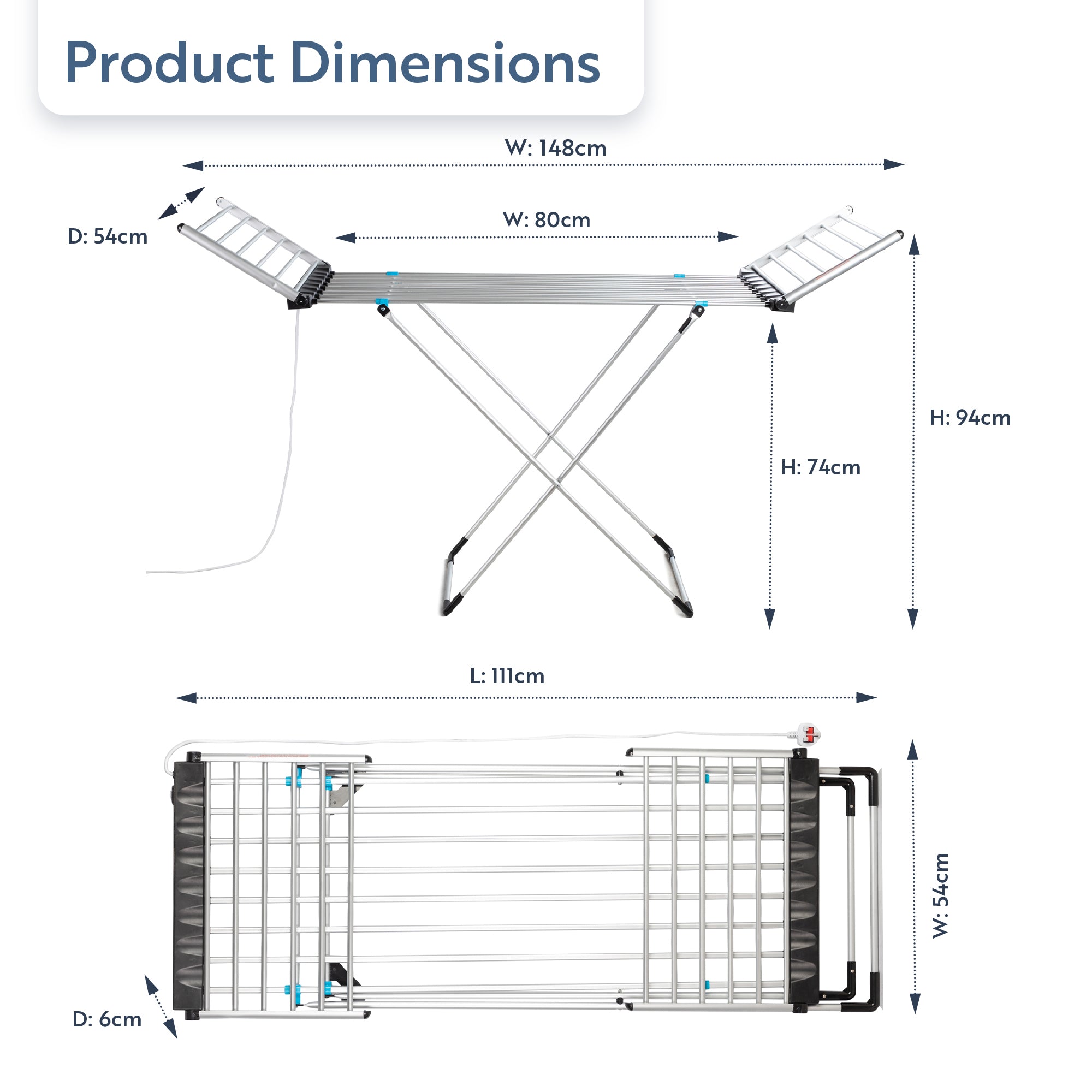 minky-heated-clothes-airer-12m-drying-space-230w-electric-dryer-with-winged-desi image 8