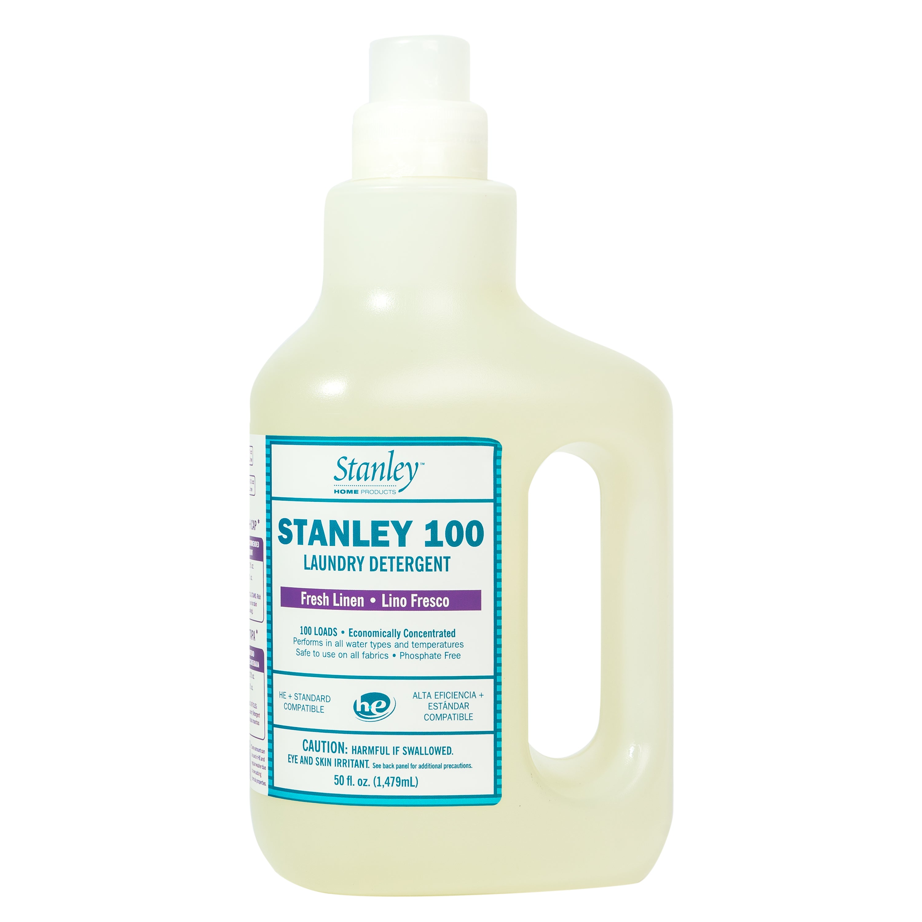 stanhome-100-laundry-detergent-fresh-linen-scent-50-fl-oz-100-loads-he-compatibl image 1