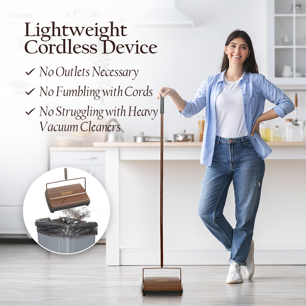 stanley-electrostatic-carpet-floor-sweeper-brown-cordless-manual image 4
