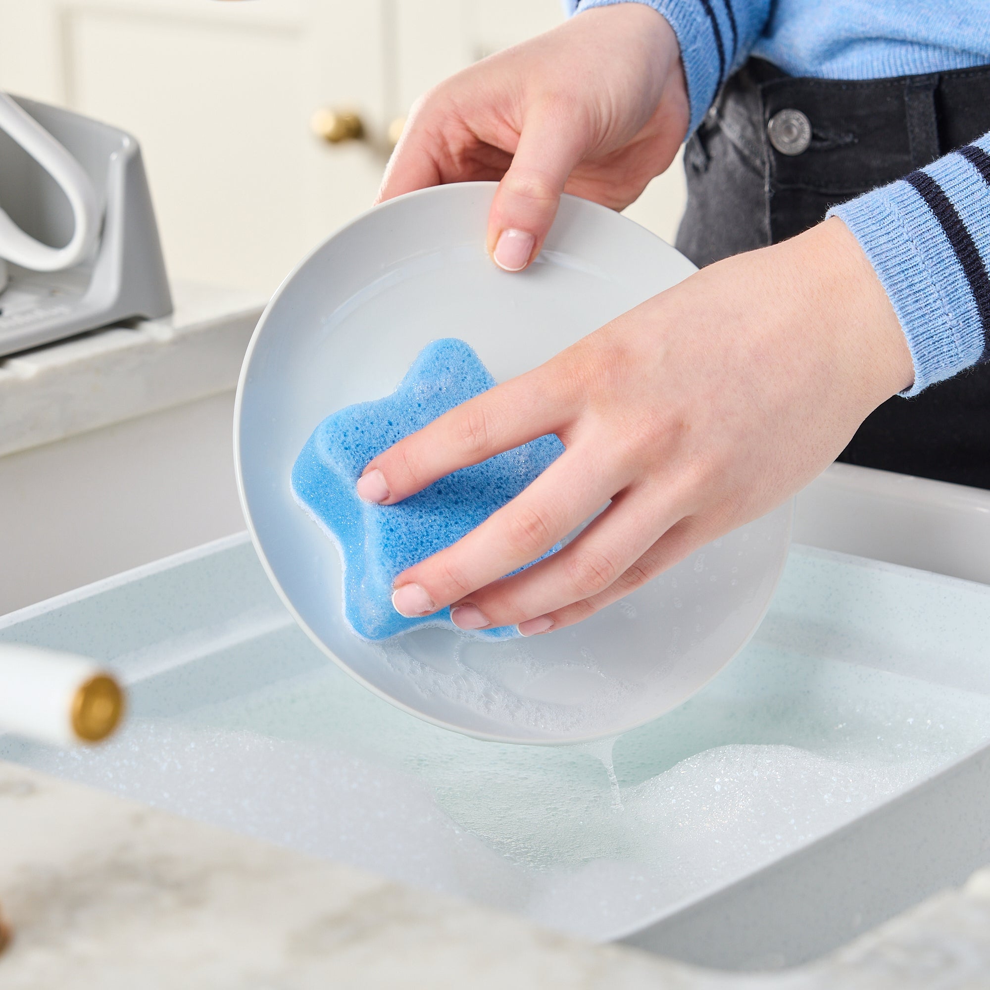 minky-non-scratch-star-scourers-3-pack-safe-for-non-stick-pans image 2