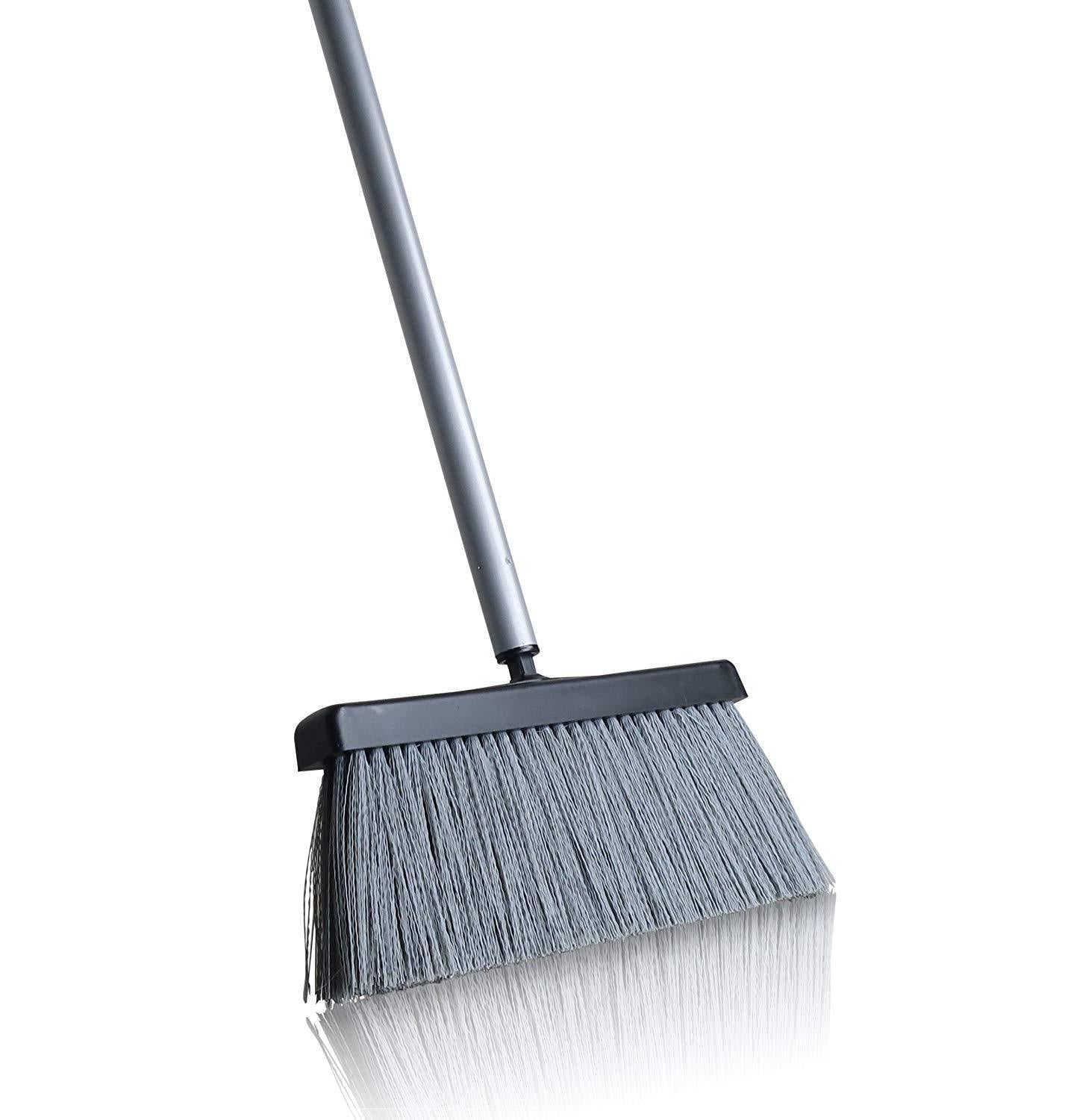 fuller-brush-black-slender-broom-kitchen-home-indoor-compact-broom-hybrid-soft-s image 1