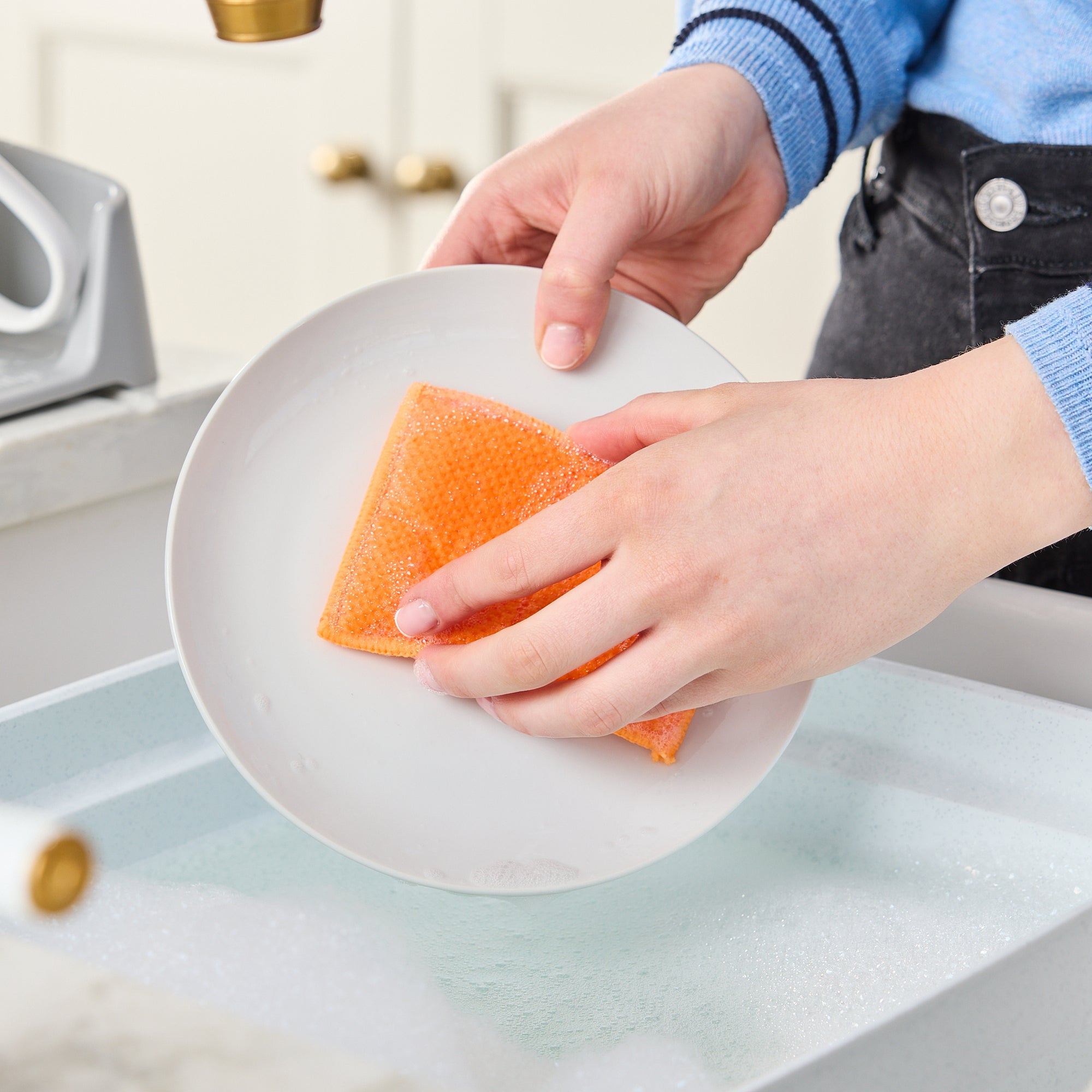 minky-mcloth-non-scratch-scrub-pads-pack-of-3-anti-bacterial-microfibre image 4