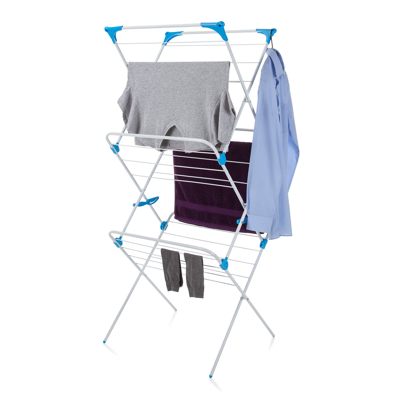 minky-3-tier-clothes-airer-white image 2