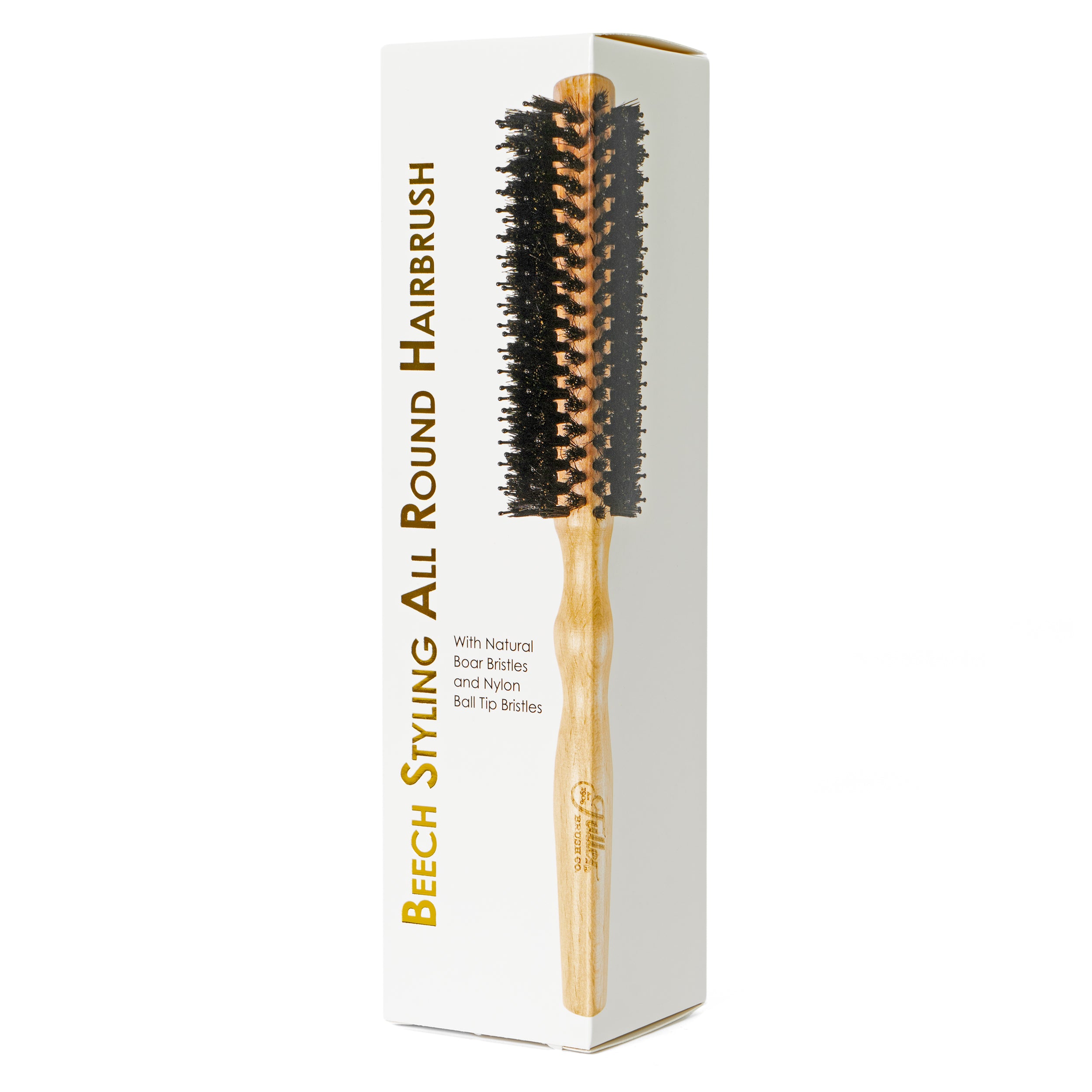 fuller-brush-beech-styling-all-round-hairbrush-genuine-boar-bristle-with-nylon-b image 3