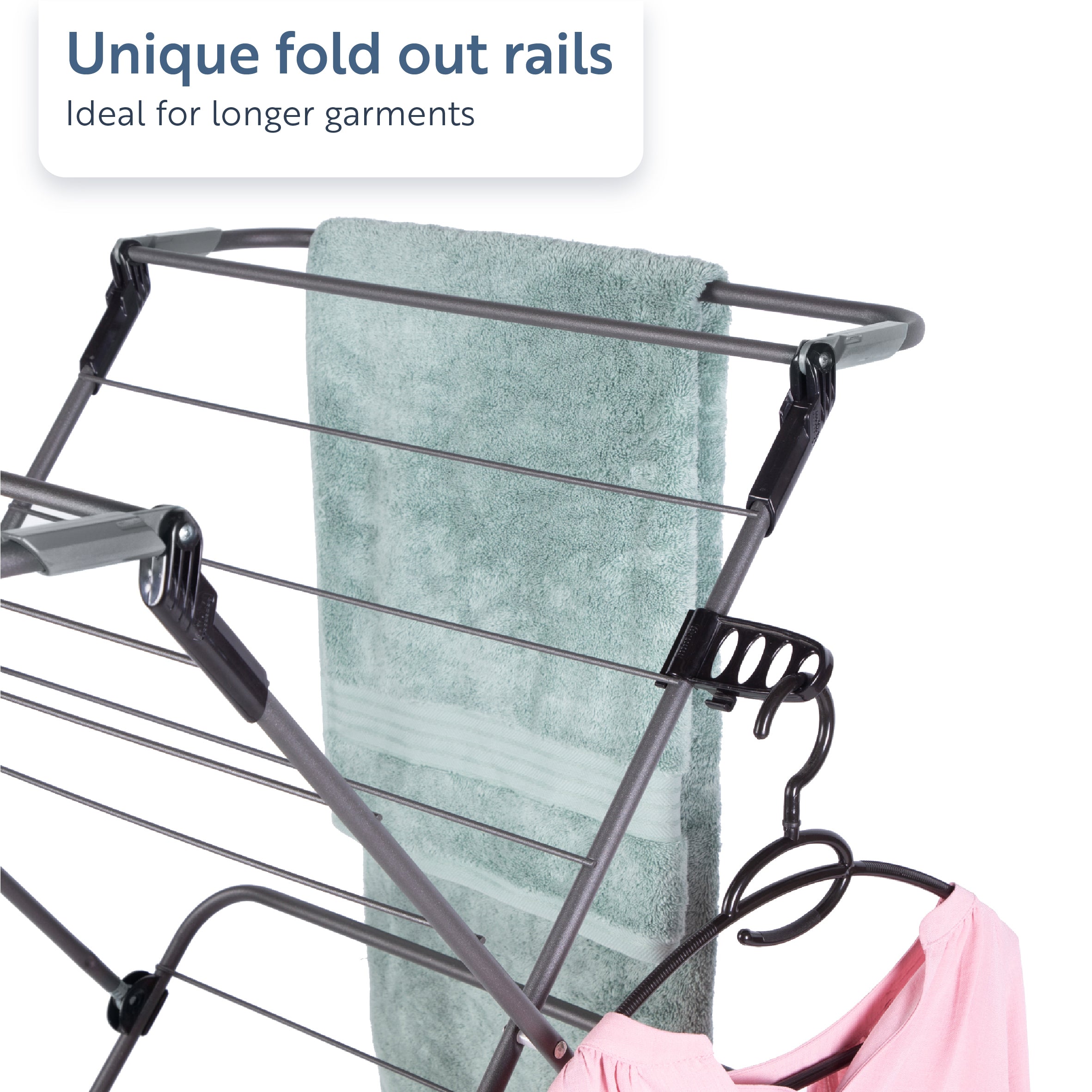 minky-premium-suregrip-long-dry-airer-3-tier-non-slip-rungs image 4