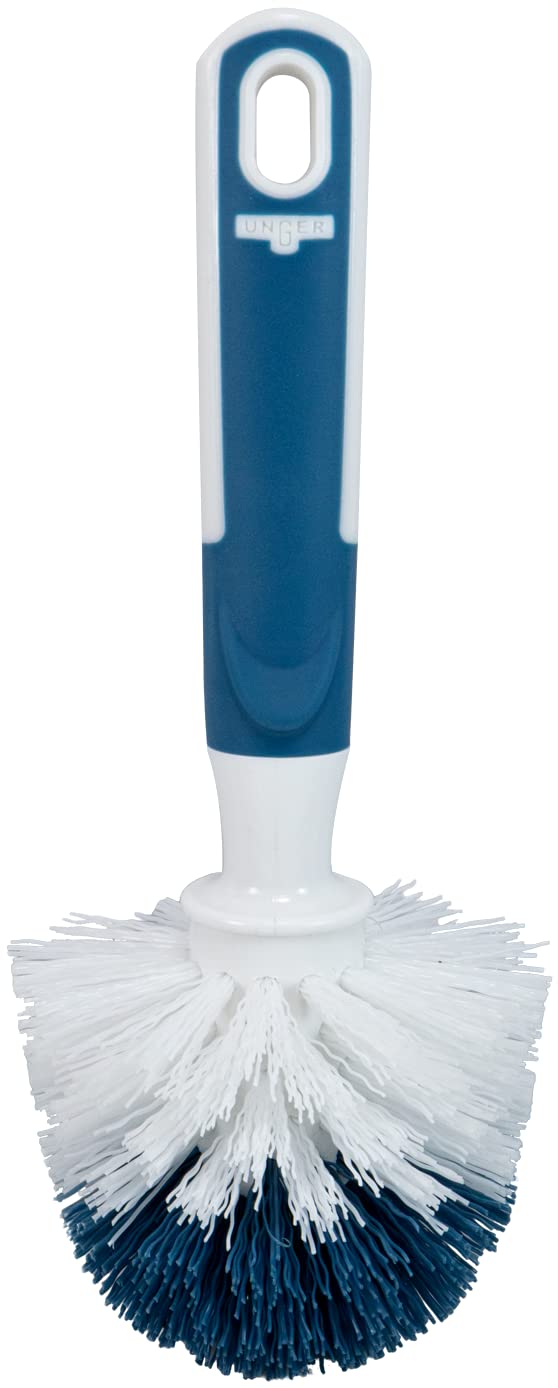 unger-sink-and-dish-scrub-brush-ergonomic-handle-with-non-scratch-bristles-for-k image 1
