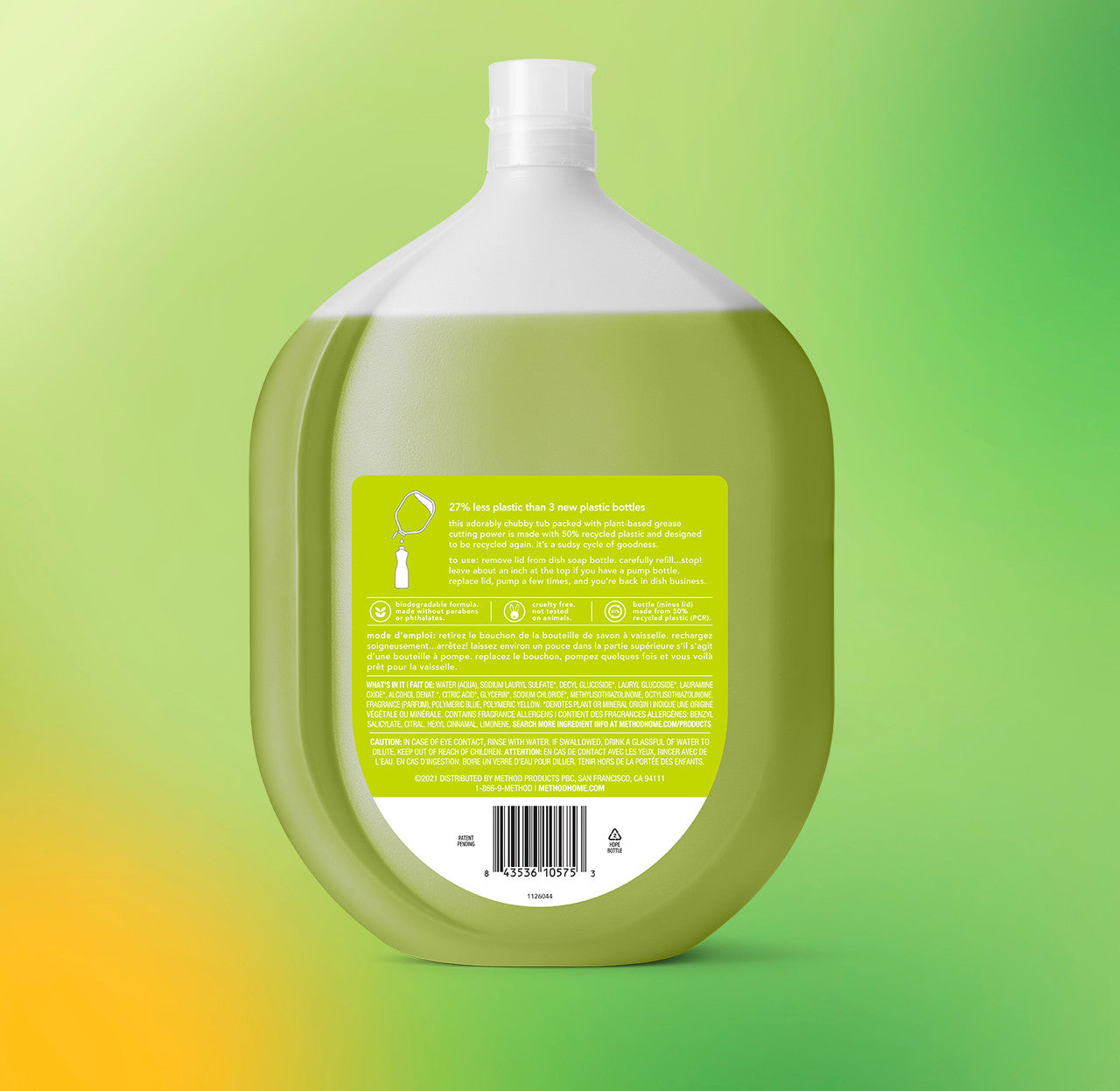 method-dish-soap-refill-lime-sea-salt-54-fl-oz-3x-concentrate image 3