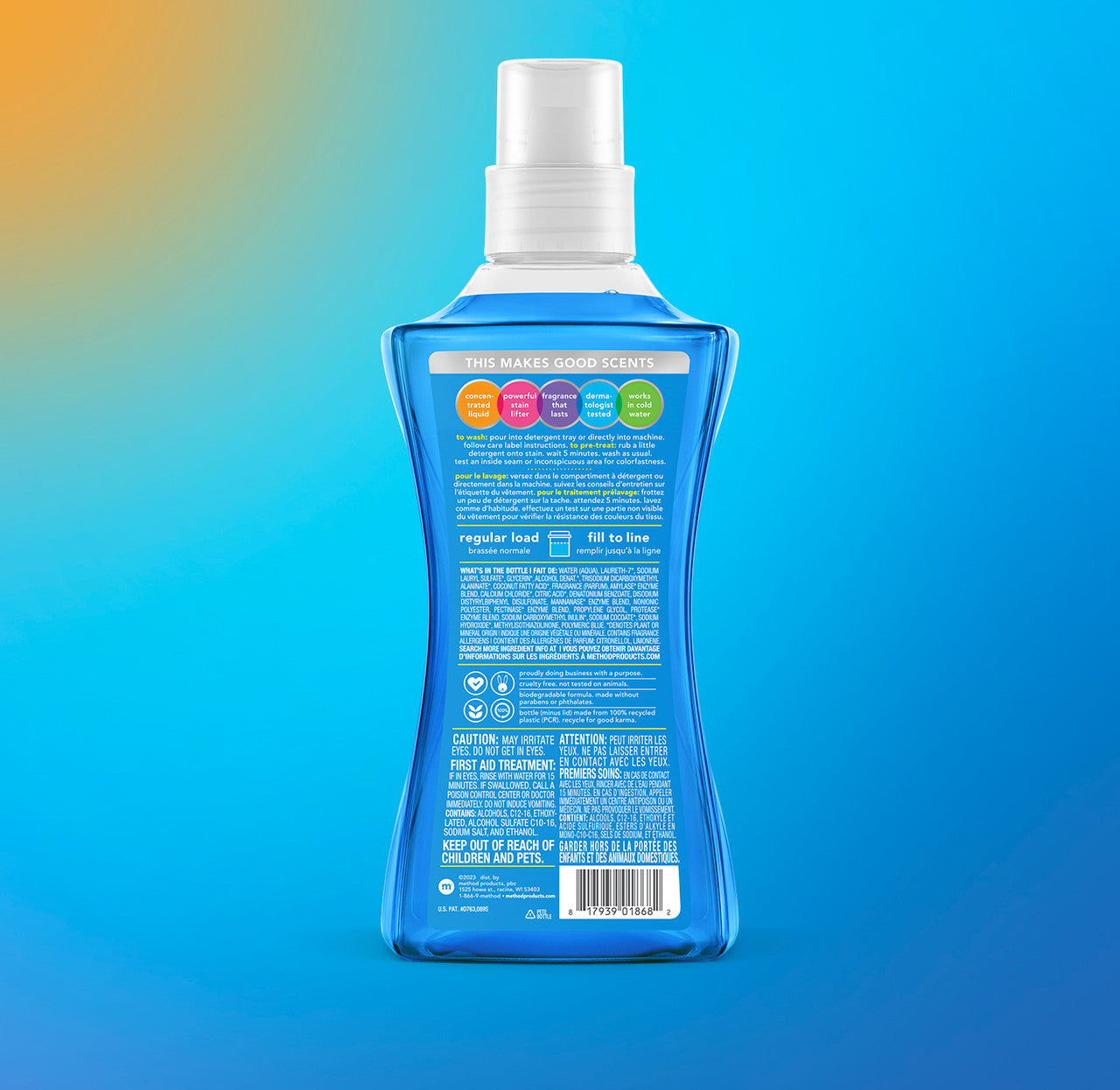 method-laundry-detergent-fresh-air-53-5-fl-oz-66-loads-he-compatible image 3