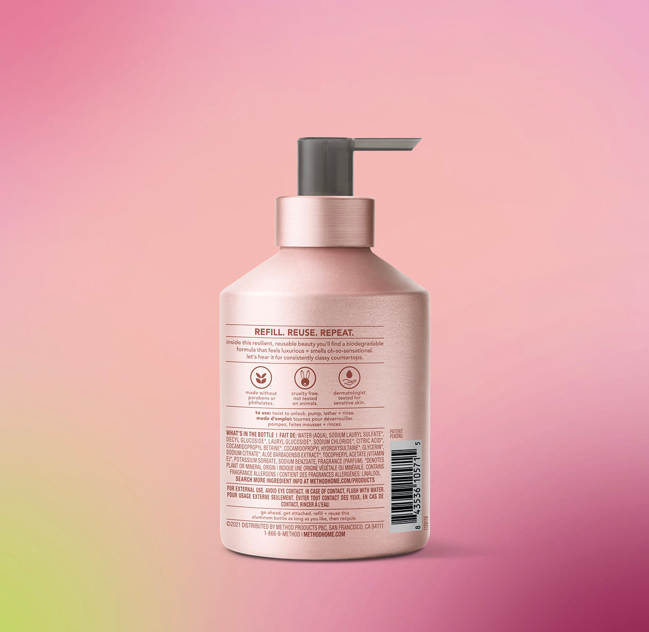 method-gel-hand-wash-vanilla-raspberry-12-fl-oz image 3