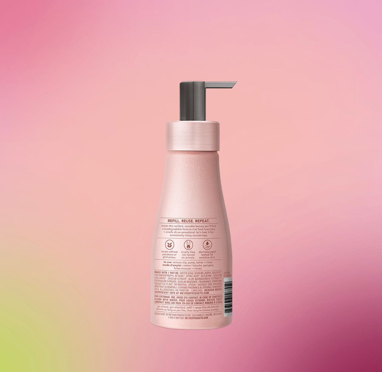 method-foaming-hand-wash-vanilla-raspberry-10-fl-oz image 3