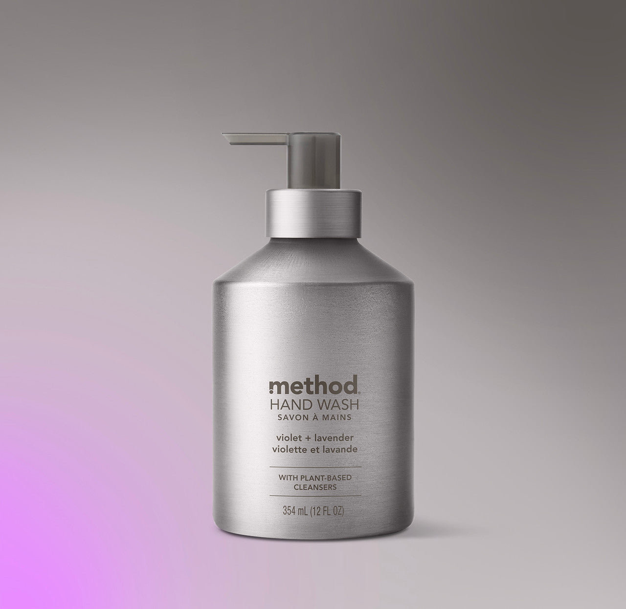 method-gel-hand-wash-violet-lavender-12-fl-oz-recyclable-aluminum-bottle image 2