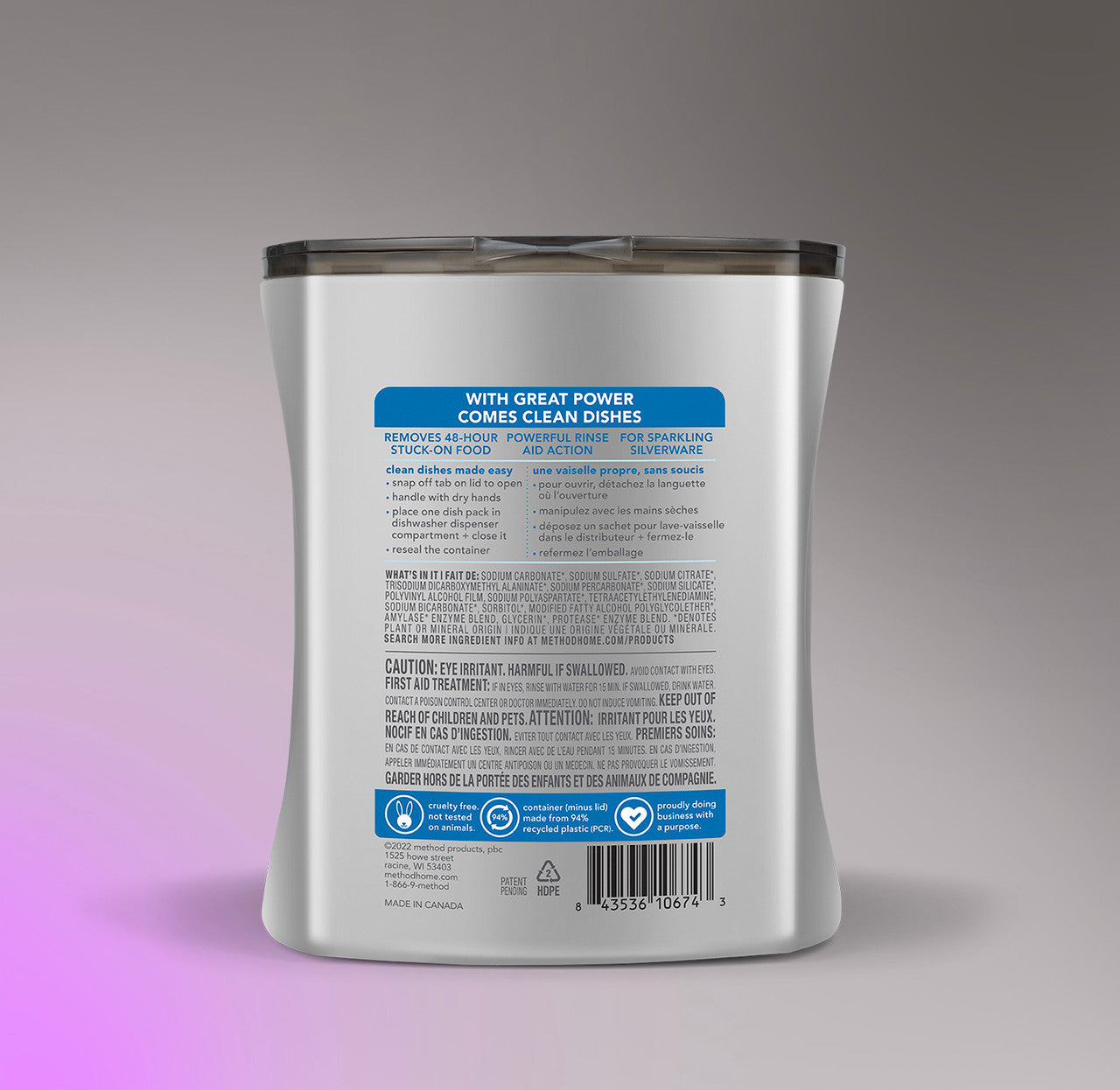 method-heavy-duty-dishwasher-packs-free-clear-26-ct image 3